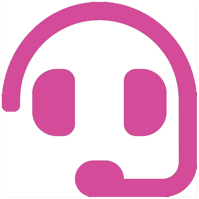 ikona różowych słuchawek
